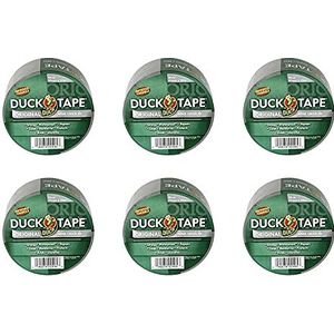 Duck Tape Origineel Zilver, 50mm x 25m, Pack van 6