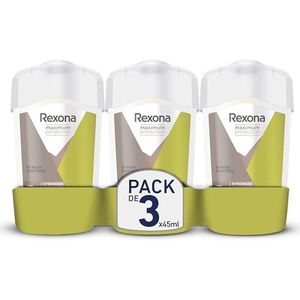 REXONA WOMEN - Deodorant Vrouw Stick - Maximum Protection Stress Control - Voordeelverpakking 6 x 45 ML