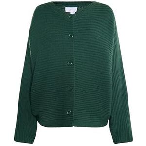 Jalene Damescardigan, donkergroen, XS/S