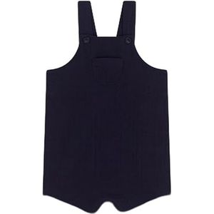 Petit Bateau Korte tuinbroek voor babyjongens, Blauw, 6 Maanden