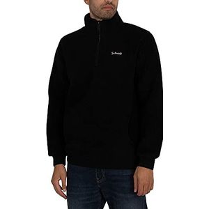 Schott NYC Sweatshirt voor heren, Zwart, L/Tall