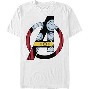 Marvel Classic - Avenger Thor Costume Unisex Crew neck T-Shirt White L