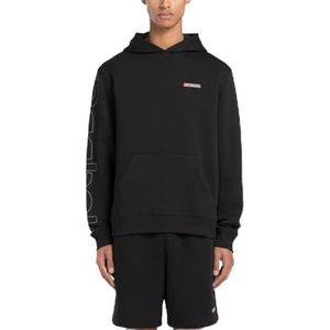 Reebok RI LOGO MASH UP HOODIE Zwart, Zwart, XS