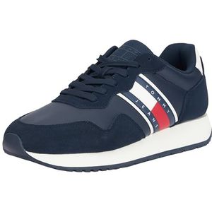 Tommy Jeans TJM Modieuze hardloopschoenen voor heren, donkerblauw, maat 40, donkerblauw (Dark Night Navy), 42 EU