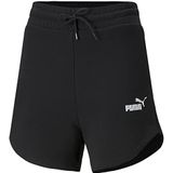 PUMA Puma High Waist Essentials Dames Puma Black XL Shorts, Puma Black, XL EU