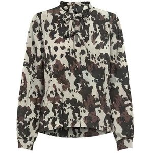 Onlnova Life Vis L/S Monica Top, Chocolate Lab, XL