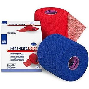 Peha-haft - latexvrije fixatiezwachtel - blauw - 8 cm x 20 meter