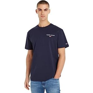 Tommy Jeans Heren TJM CLSC Lineaire Back Print Tee S/S T-shirts, Twilight Navy, XXS