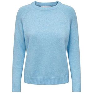 ONLY Gebreide trui voor dames, effen gebreide trui, Aquarius 1, XL