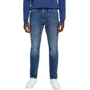 ESPRIT Carpenter-jeans met rechte pasvorm, Blue Medium Washed., 32W x 32L