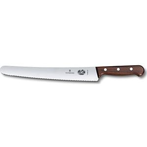 Victorinox Gekarteld Banketmes met Houten Handvat - 25,5 cm - DP580 - Restaurant - Hotel - Professioneel