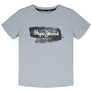 Pepe Jeans Seth Tee Jr T-shirt voor dames, blauw (Bleach Blue), 8 Jahre