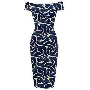 Averie Dames Thea Swimwear Cover Up, Royal Blue, 3XL, koningsblauw, 3XL