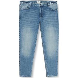 camel active FleXXXactive® 5-pocket jeans voor heren, tapered fit, blauw, 38W x 38L