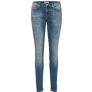 SELECTED FEMME Slfida Mw Skinny Mid Blue Noos W Jeans voor dames