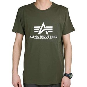 Alpha Industries Basis T-shirt Heren T-shirt Vintage Green