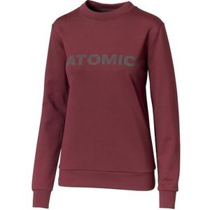 Atomic W Sweater-Maroon fleecevoering voor dames