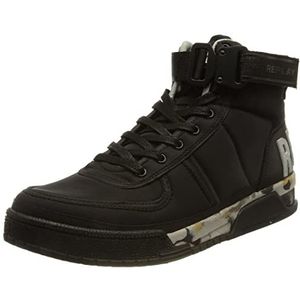 Replay Astro-Notorius Sneakers voor heren, 003 Black, 46 EU