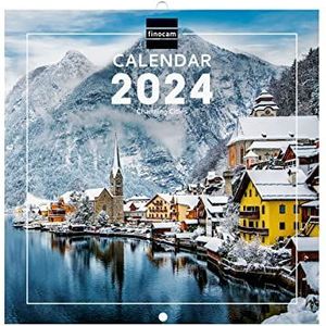 Finocam - Kalender met afbeeldingen wandformaat 2024 januari 2024 - december 2024 (12 maanden) Charming internationaal