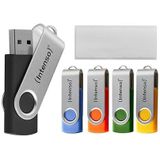Intenso - Office Line - USB-stick - 5 x 16 GB - Super Speed USB 3.2 - Tot 70 MB/s