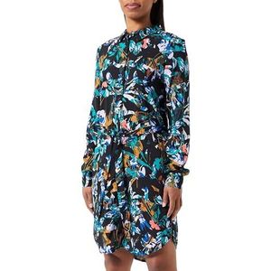 ICHI dames jurk, 202169/Multi Collage Flower Aop, 36