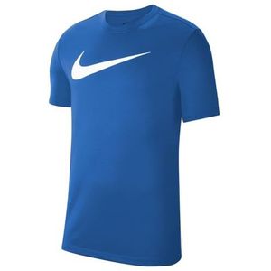 Nike Heren Shirt M Nk Df Park20 Ss Tee Hbr, Royal Blue/White, CW6936-463, S
