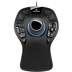 HP - Space Mouse Pro - USB 3D-invoerapparaat - 15 programmeerbare toetsen - 204 x 142 x 58 mm