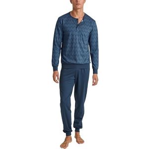 CALIDA - Relax Imprint - Pyjama - Coronet Blue - 100% Katoen