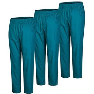 MISEMIYA - Verpakking van 3 stuks - sanitaire broek unisex - medische scheiding divise werkbroek - RIF. 8312 * 3 stuks, groen 3b 21, 3XL