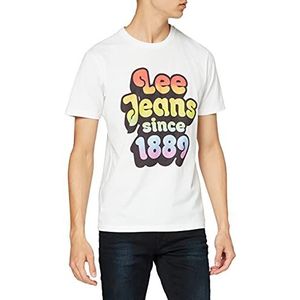 Lee Mens Pride Tee Graphic T-shirt, wit, M