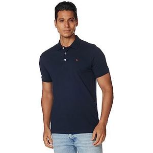 JACK & JONES Klassiek poloshirt voor heren, Navy blazer/detail: tonal/True Red/Slim, XS