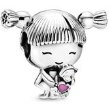 Pandora Icons Meisje Zilveren bedeltje met roze email