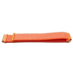 SYSTEM-S Armband 22 mm van nylon voor Huawei Watch smartwatch in oranje, oranje, Eine Grösse