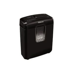 Fellowes papierversnipperaar Powershred 6C voor thuiskantoor, kan 6 vellen per keer versnipperen en heeft een Safety Lock