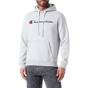Champion Legacy Icons-Heavy Fall Fleece sweatshirt met capuchon voor heren, Lichtgrijs, M