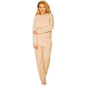 Kalimo Maio Blouse voor dames, beige, S, soft touch katoen, beige, S