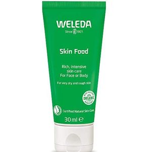 WELEDA SKIN FOOD 30 ml - Rijke, intens voedende crème voor zeer droge en ruwe huid - Herstelt en verzacht - Vegan - Biologische en 100% natuurlijke ingrediënten