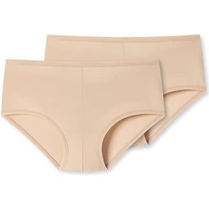 Uncover by Schiesser Stretch Light ondergoed voor dames, set van 2 stuks, 2 x zand, S