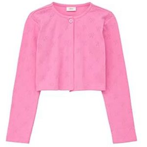 s.Oliver Junior Girl's Bolero, lange mouwen, roze, 92/98, roze, 92/98 cm