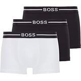 BOSS Heren Trunks, 3-pack, Organic Cotton Stretch