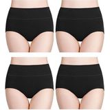 Wirarpa - Damesslip - Katoen - Hoge Taille - Multipack L