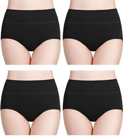 Wirarpa - Damesslip - Katoen - Hoge Taille - Multipack L