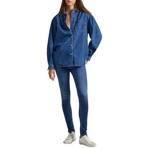 Pepe Jeans Skinny Jeans voor dames Hw, Blauw (Denim-gx6), 24W / 32L