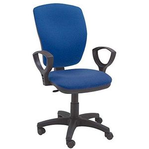 Express Mirage bureaustoel draaistoel met armleuningen, blauw, 60 x 60 x 94 cm