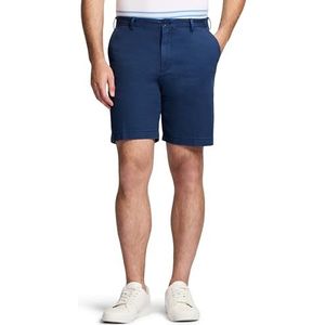 Izod Heren Zoutwater Stretch Chino Short Khaki, True Cadet Navy, 48