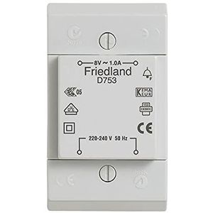 Friedland d753 beltransformators beltransformator d753 8 v~ 1 -  Transformatoren kopen? | Ruim assortiment, laagste prijs | beslist.nl