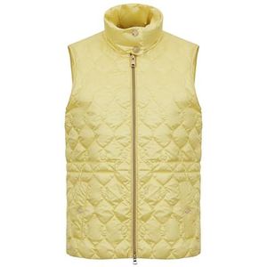 Geox W Myluse Vest Jacket voor dames, Lemon Meringue, 48