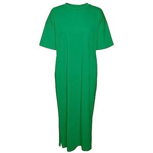 VERO MODA VMMOLLY SS Oversized Calf Dress NOOS Jurk, Bright Green, S, bright green, S