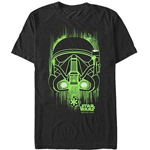 Star Wars: Rogue One - Neon Lights Unisex Crew neck T-Shirt Black XL