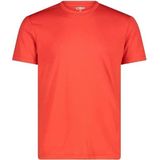 CMP Short-Sleeved Piqué T-shirt, Fire, 56 Heren